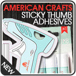 American Crafts - Adhesives - Glue Gun - Sticky Thumb - Cordless