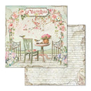 Stamperia Double-Sided Paper Pad 8"x 8" 10/Pkg - House Of Roses