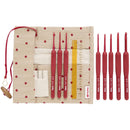 Tulip Etimo Red Crochet Hook W/ Cushion Grip Set