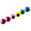 CousinDIY Paste-On Wiggle Eyes 20mm 50/Pkg Black