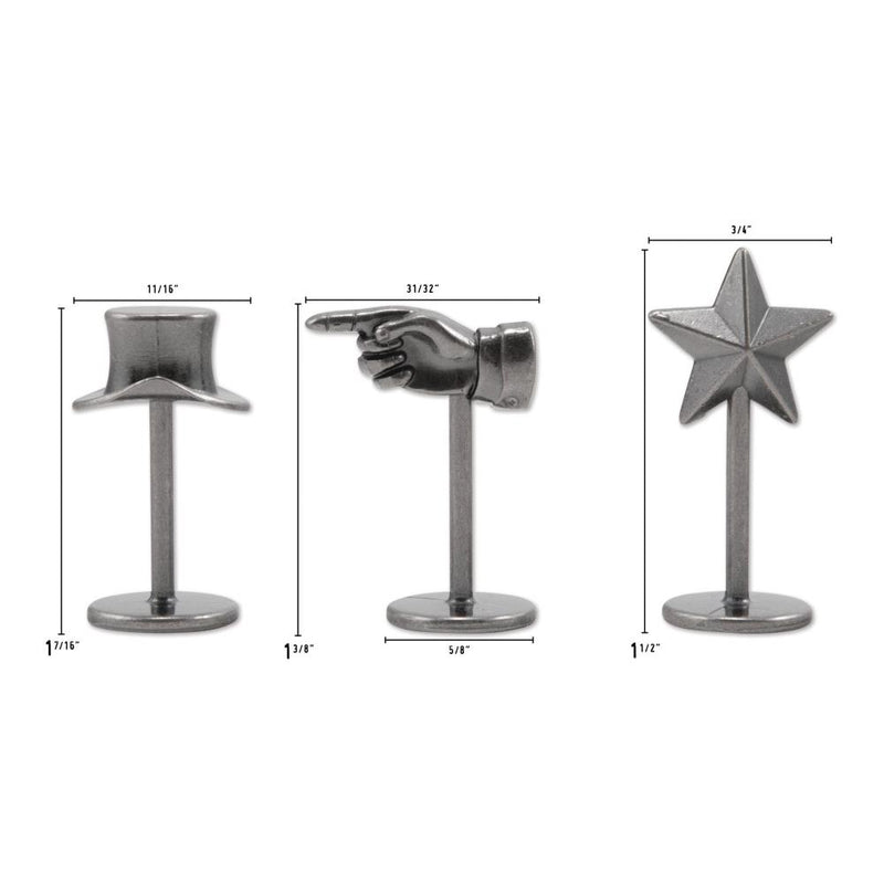Idea-Ology Metal Adornments 3/Pkg - Figure Stands*