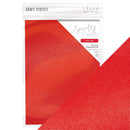 Craft Perfect Luxury Embossed Cardstock A4 5/Pkg - Santa's Hat