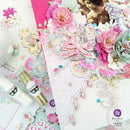 Prima Marketing Chipboard Stickers 32 Pack Avec Amour, W/Foil Accents*
