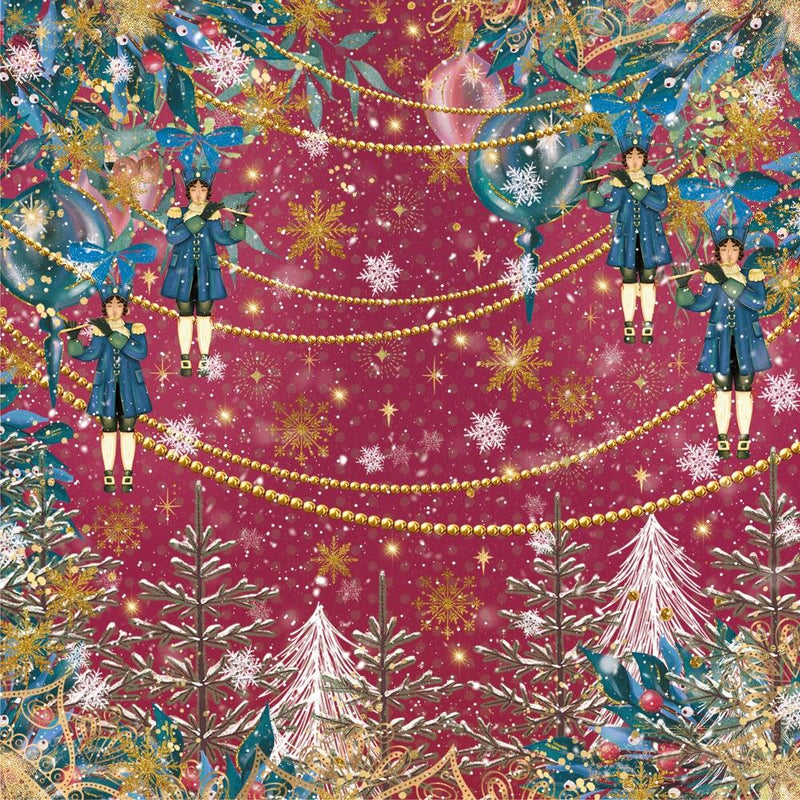 Crafter's Companion Twelve Days Of Christmas Double-Sided Paper Pad 12"X12" Twelve Days of Christmas