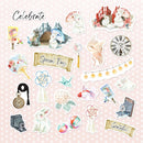 Asuka Studio Moon Bunny Ephemera Cardstock Die-Cuts*