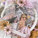 Prima Marketing Mulberry Paper Flowers Witches Brew - Twilight*