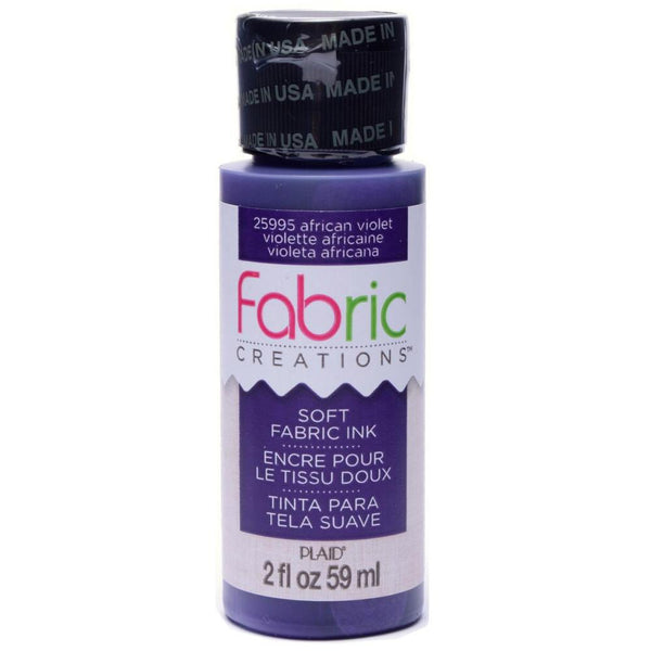 Plaid Fabric Creations Soft Fabric Ink 2oz. - African Violet
