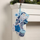 Bucilla Felt Stocking Applique Kit 18" Long Arctic Santa & Friends*