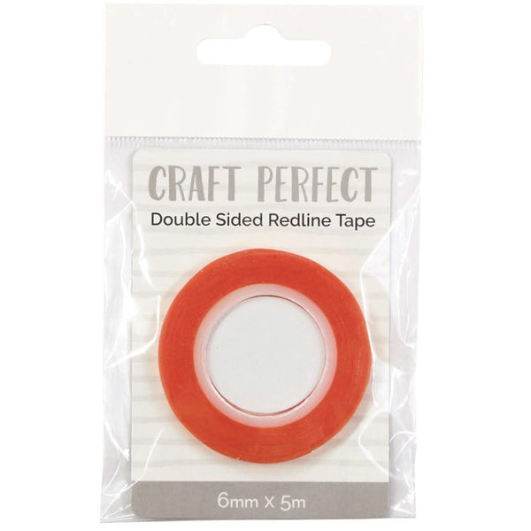 Craft Perfect Redline Tape 6mm x 5m - Clear