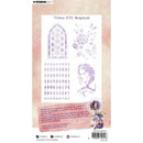 Studio Light Jenine's Mindful Art 5.11"X7" Stencil Nr. 265, Victorian ATC Backgrounds