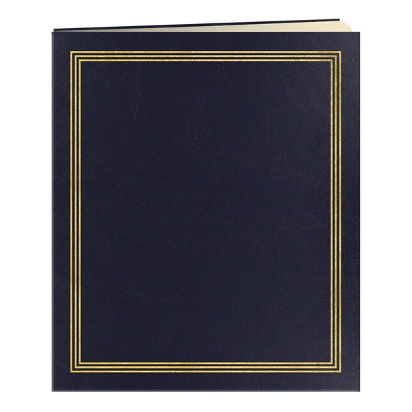 Pioneer Post Bound Album With Buff Pages 11.75"X14" Navy Blue