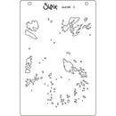 Sizzix A6 Layered Cosmopolitan Stencils By Stacey Park 4/Pkg - Floral Impressions*