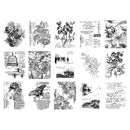 Tim Holtz Idea-ology Collage Paper Serendipity 30 Pieces*