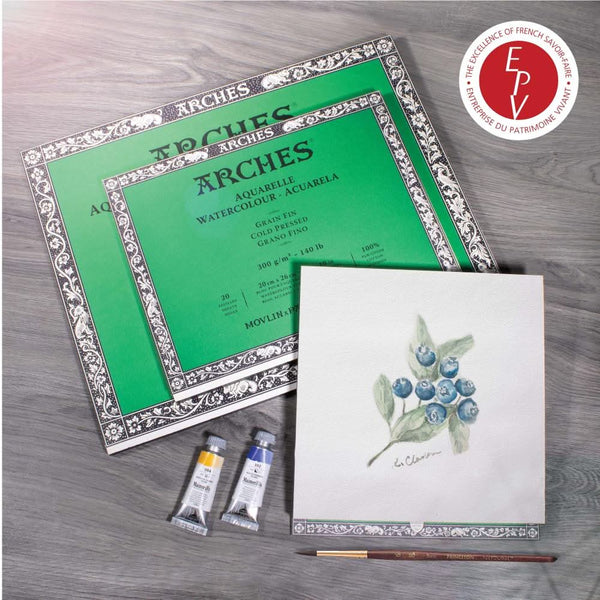 Arches Watercolour Block - Cold Pressed 300gsm 26cm x 36cm - 20 Sheets