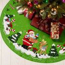 Bucilla Felt Tree Skirt Applique Kit 43" Round North Pole This Way*
