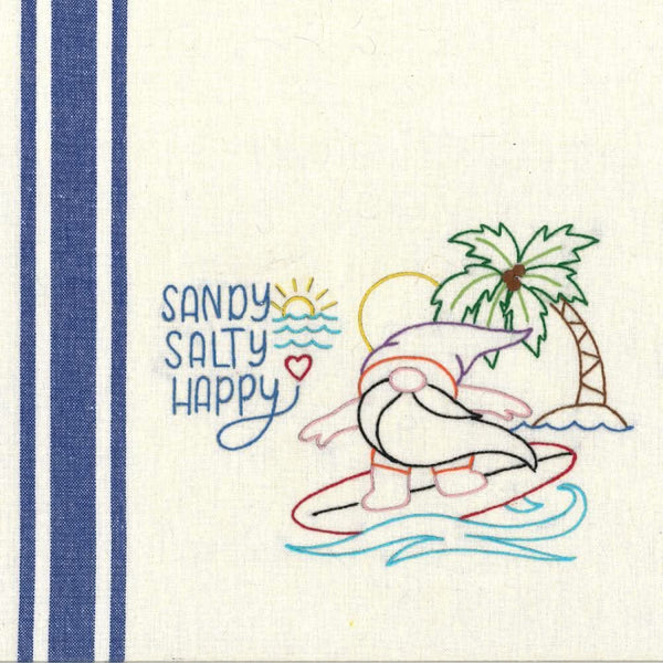Aunt Martha's - Hand Embroidery Iron-On Transfer Pattern Gnome Of The Month*