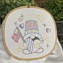 Aunt Martha's - Hand Embroidery Iron-On Transfer Pattern Gnome Of The Month*