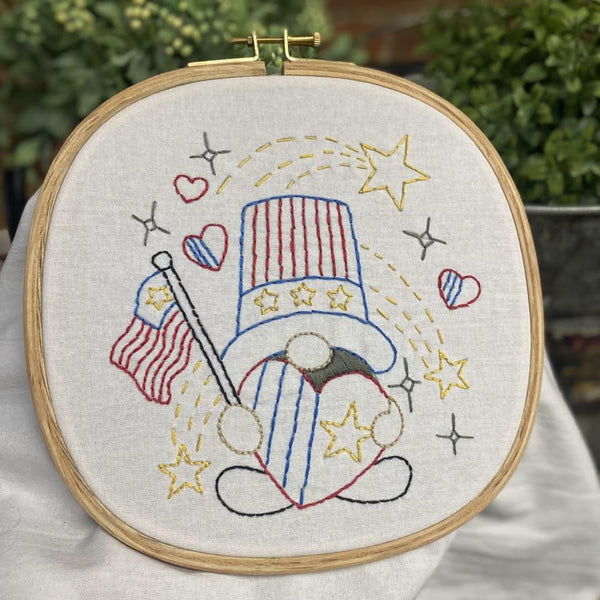 Aunt Martha's - Hand Embroidery Iron-On Transfer Pattern Gnome Of The Month*