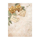 Stamperia Assorted Rice Paper Backgrounds A6 8/Sheets - Golden Harmony