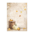 Stamperia Assorted Rice Paper Backgrounds A6 8/Sheets - Golden Harmony