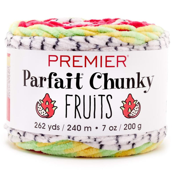 Premier Parfait Chunky Fruits Yarn - Dragon Fruit