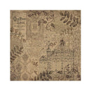 Stamperia Polyester Fabric 12"x 12" 4/Pkg - Old Lace