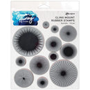 Simon Hurley create. Cling Mount Stamp 6"X6" Bursts*