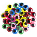 CousinDIY Paste-On Wiggle Eyes 20mm 50/Pkg Black