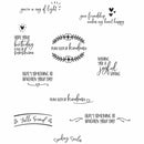 Sizzix Clear Stamps Set By Catherine Pooler 16/Pkg - Sending Sunshine Sentiments*