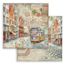 Stamperia Double-Sided Paper Pad 8"x 8" 10/Pkg - Art of Travelling