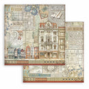 Stamperia Double-Sided Paper Pad 8"x 8" 10/Pkg - Art of Travelling
