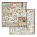 Stamperia Double-Sided Paper Pad 8"x 8" 10/Pkg - Art of Travelling