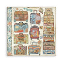 Stamperia Single-Sided Paper Pad 12"x 12" 22/Pkg - Art of Travelling^