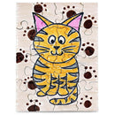 Hygloss Compoz-A-Puzzle Blank Jigsaw Puzzle 4"X5.5" 24/Pkg 16 Pieces*