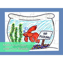 Hygloss Compoz-A-Puzzle Blank Jigsaw Puzzle 4"X5.5" 24/Pkg 16 Pieces*