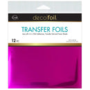 Deco Foil Transfer Sheets 6"X6" 12/Pkg - Berry Crush