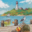 Dimensions Gold Petite Counted Cross Stitch Kit 7"X5" Dockside (18 Count)