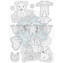 Craft Consortium Little Ones Photopolymer Stamp Set Clothes