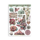 Stamperia A5 Washi Pad 8/Pkg - Master of Magic