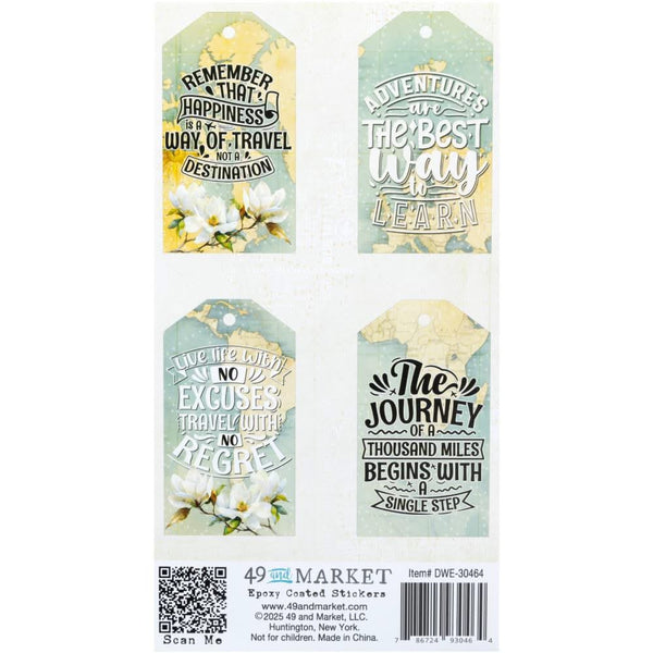 49 And Market Epoxy Stickers Wanderlust Explorer^