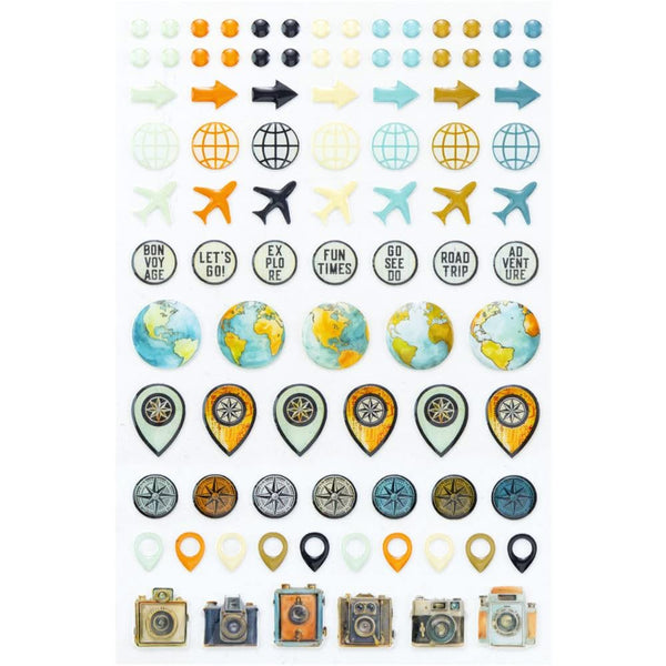 49 And Market Epoxy Stickers Wanderlust Explorer^