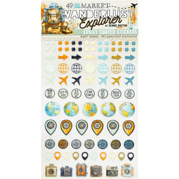 49 And Market Epoxy Stickers Wanderlust Explorer^