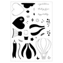 Sizzix Clear Stamps Set By Catherine Pooler 30/Pkg - Up and Away