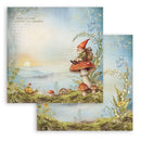 Stamperia Scrapbooking Pad 8"x 8" 10/Pkg - Hidden Grove