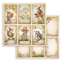 Stamperia Scrapbooking Pad 8"x 8" 10/Pkg - Hidden Grove