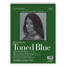 Strathmore 400 Series Toned Blue Sketch Pad 11"x 14" Wire Bound - 24 Sheets