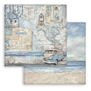 Stamperia Double-Sided Paper Pad 8"x 8" 10/Pkg - Silent Sea
