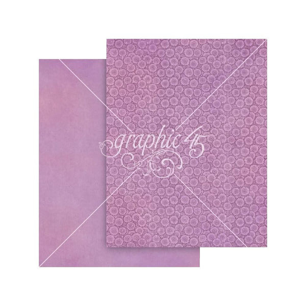 Graphic 45 Patterns & Solids Collection Pack 8.5"x 11" - Fairy Boutique
