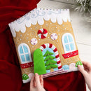 Bucilla Felt Pillow Applique Kit 12"X13.75" Gingerbread Cottage