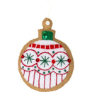 Bucilla Felt Ornaments Applique Kit Set Of 6 Jolly Gingerbread Snowman